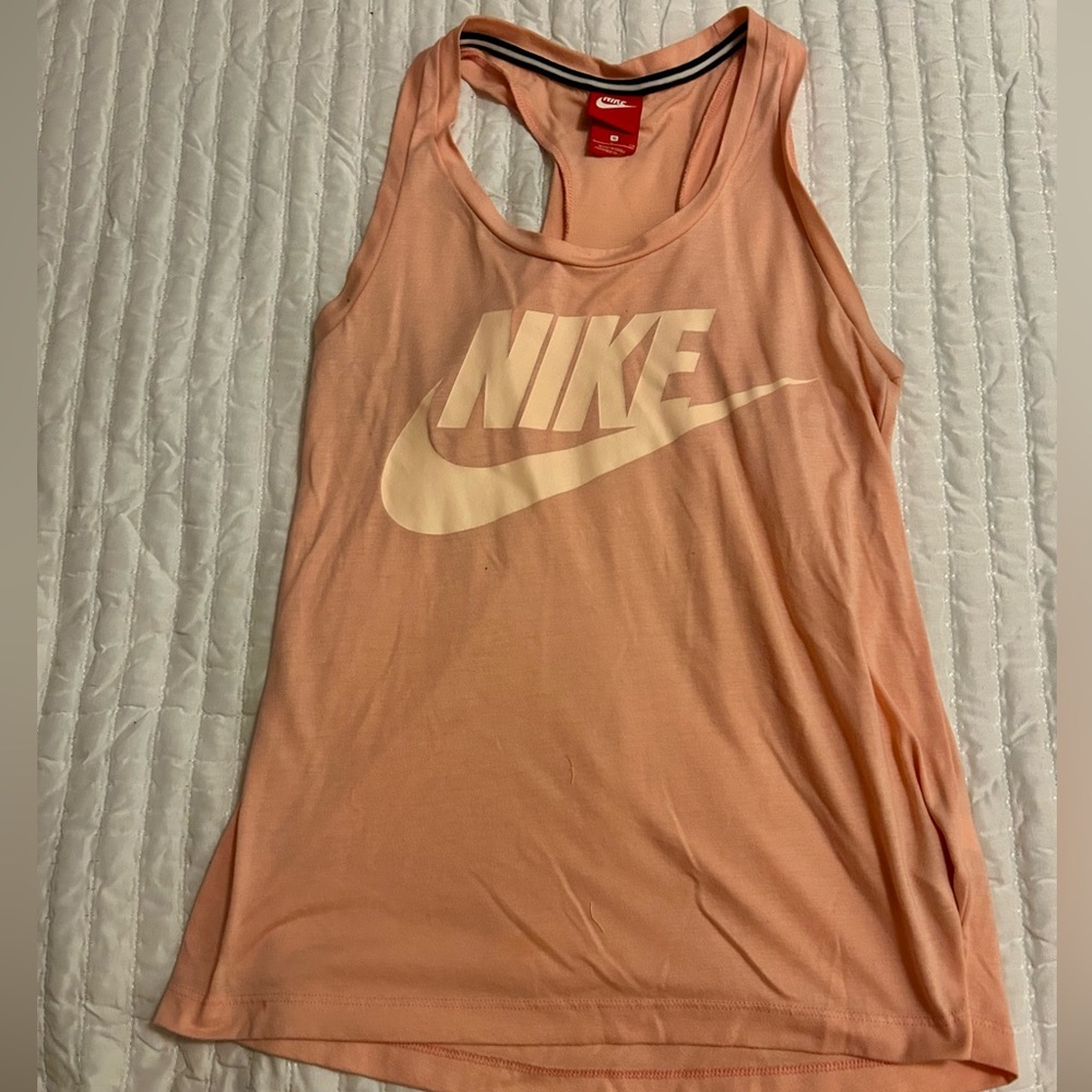 Nike Women's Peach Logo Racerback Tank Top